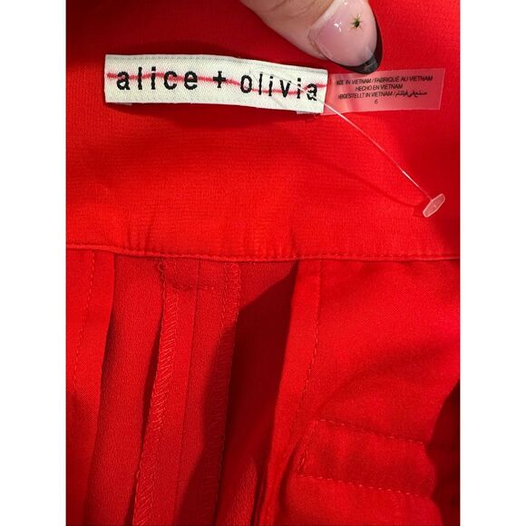 ALICE + OLIVIA Olivia Wide-Leg Pants Size US 6 $350 - Picture 10 of 10